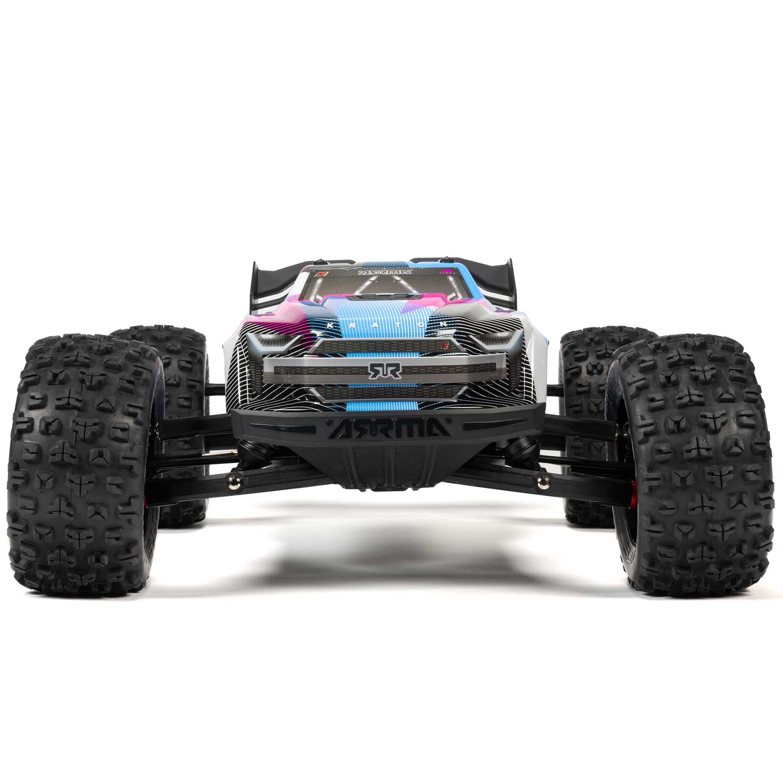 24/11/27��ARRMA���ʡ��ڼ���о��ʡۡڥץ��ܵ�Ŭǧ��Ѥߡ� 1/8 KRATON 6S V6 4X4 BLX Brushless Speed Monster Truck RTR, Blue/Pink�����֡�ARA8608V6T2��