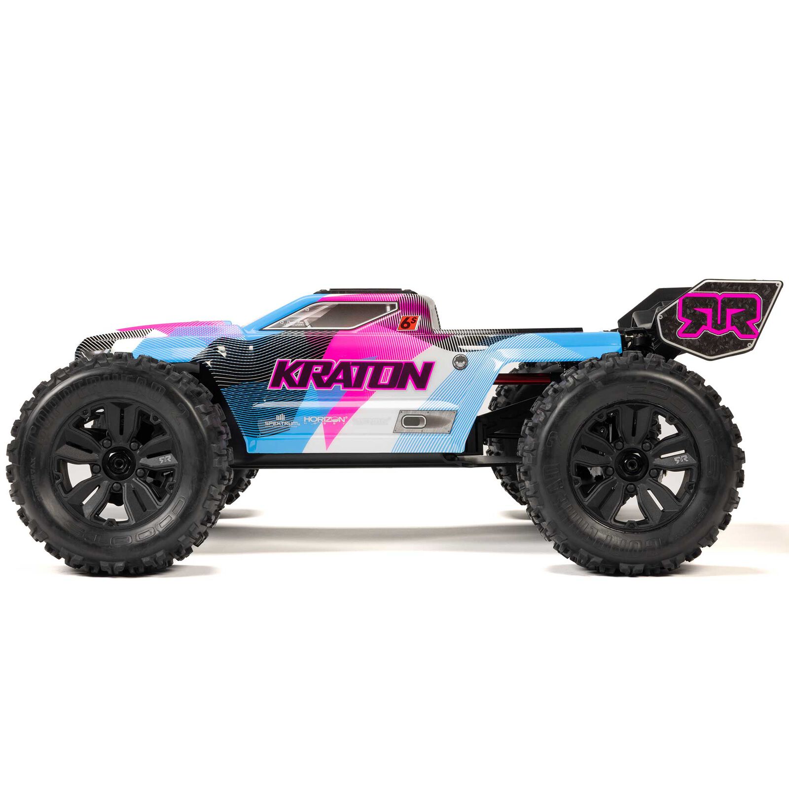 24/11/27��ARRMA���ʡ��ڼ���о��ʡۡڥץ��ܵ�Ŭǧ��Ѥߡ� 1/8 KRATON 6S V6 4X4 BLX Brushless Speed Monster Truck RTR, Blue/Pink�����֡�ARA8608V6T2��