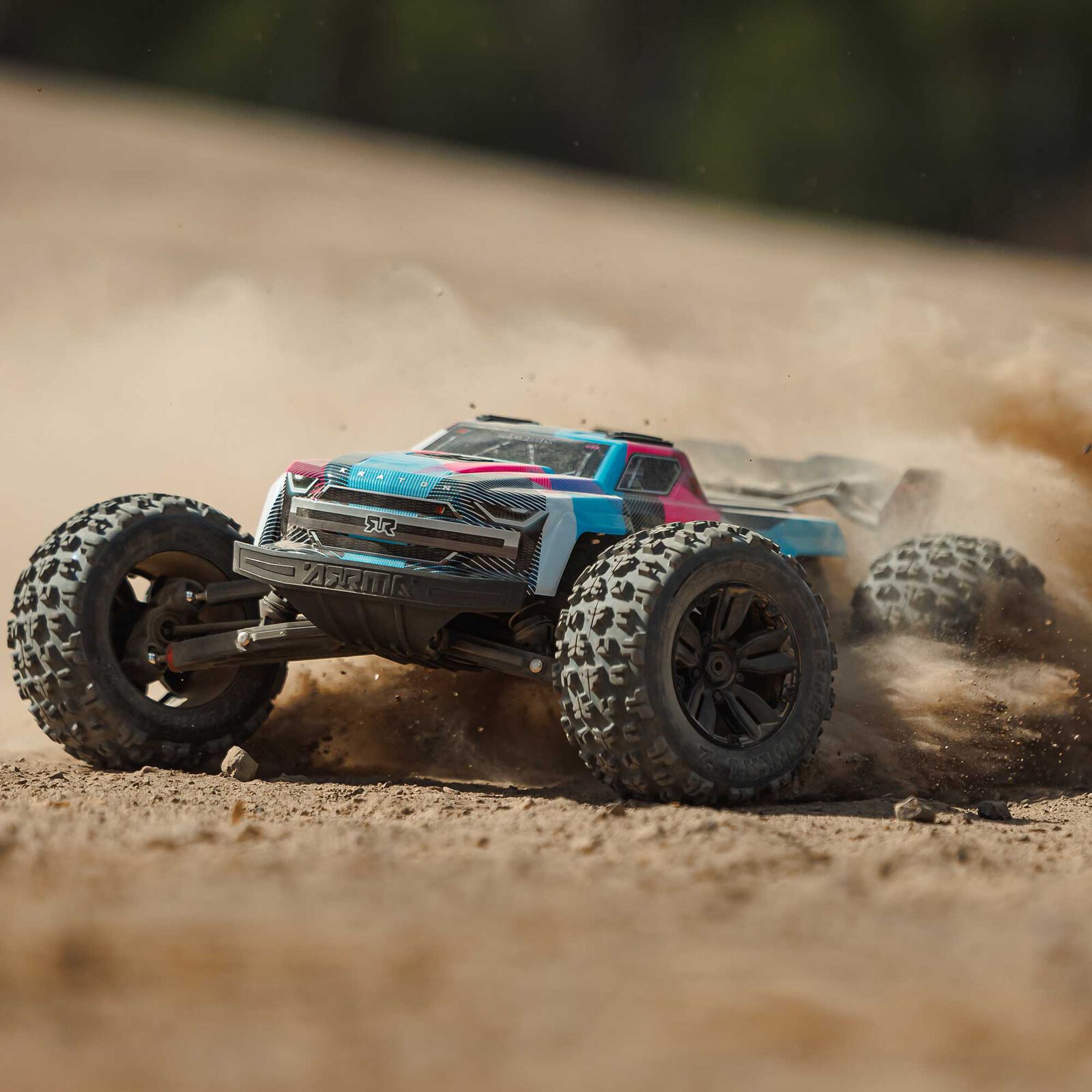 24/11/27��ARRMA���ʡ��ڼ���о��ʡۡڥץ��ܵ�Ŭǧ��Ѥߡ� 1/8 KRATON 6S V6 4X4 BLX Brushless Speed Monster Truck RTR, Blue/Pink�����֡�ARA8608V6T2��