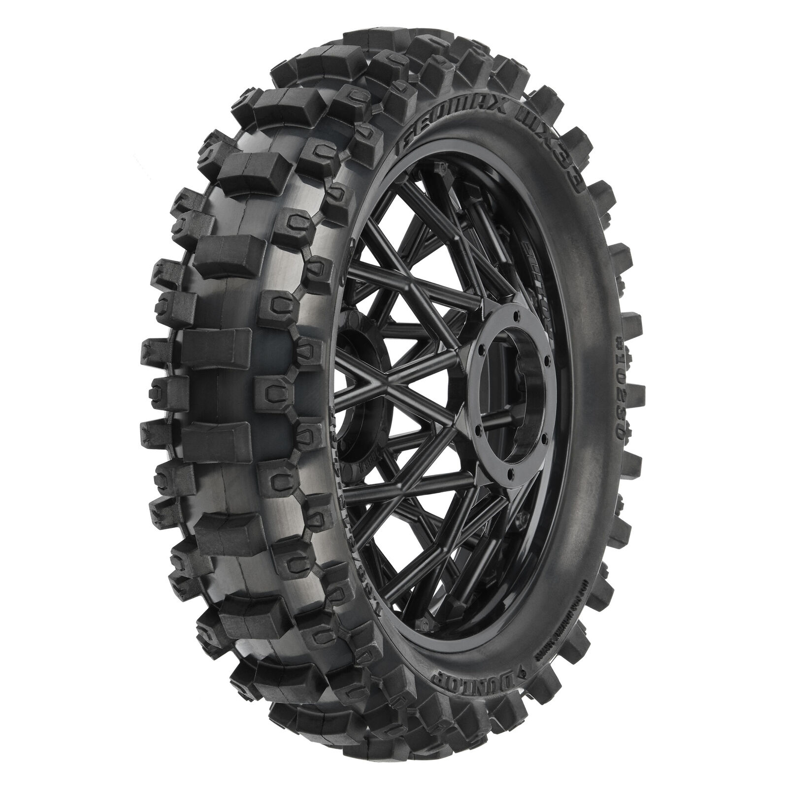 �߸�¨Ǽ  LOSI�������ʡ� LOSI-1/4 PROMOTO-MX�ѥꥢ������ڥ�����1�ܡ�1/4 Dunlop Geomax MX33 CR4 Rear Tire MTD Black: Promoto-MX������ PRO1023010