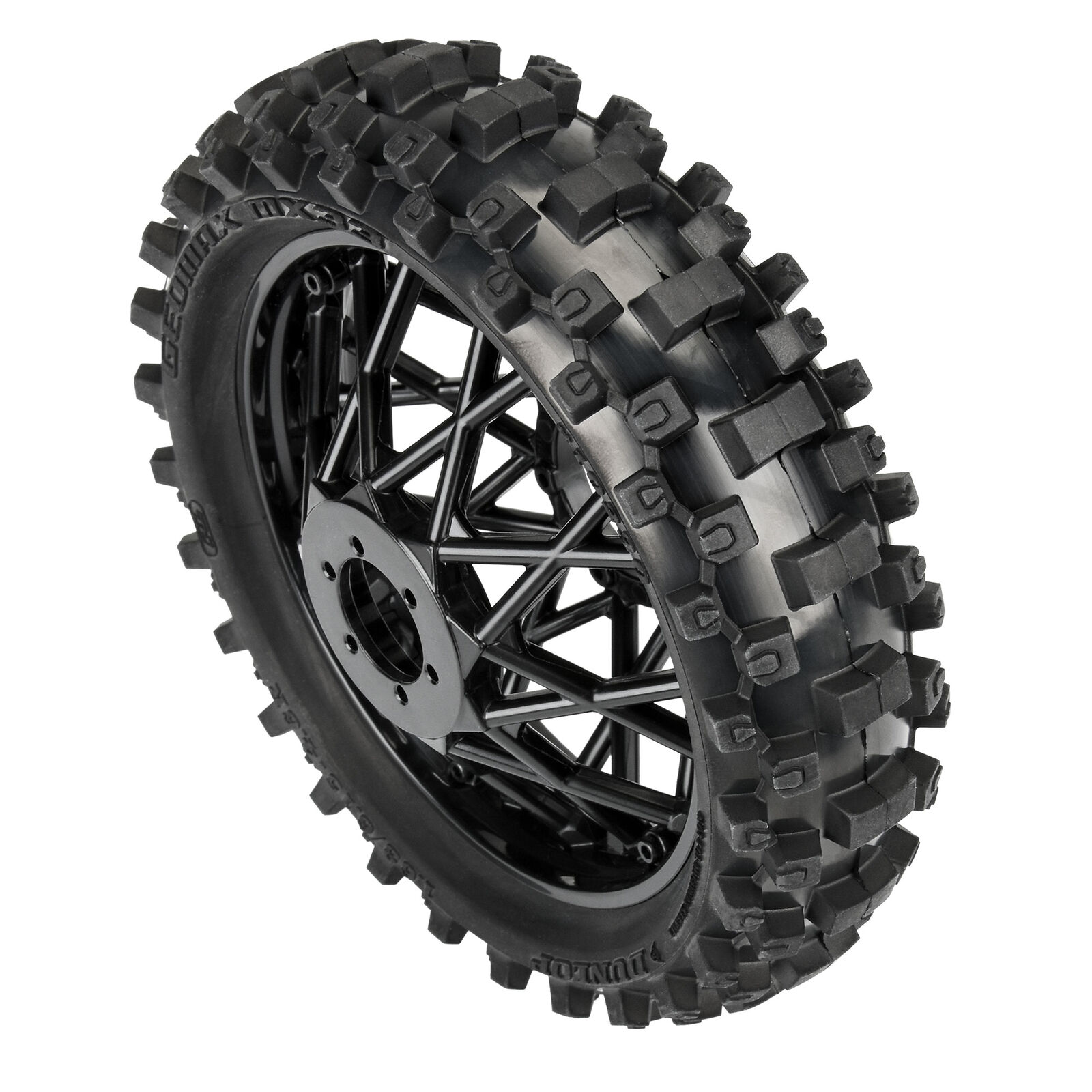 �߸�¨Ǽ  LOSI�������ʡ� LOSI-1/4 PROMOTO-MX�ѥꥢ������ڥ�����1�ܡ�1/4 Dunlop Geomax MX33 CR4 Rear Tire MTD Black: Promoto-MX������ PRO1023010