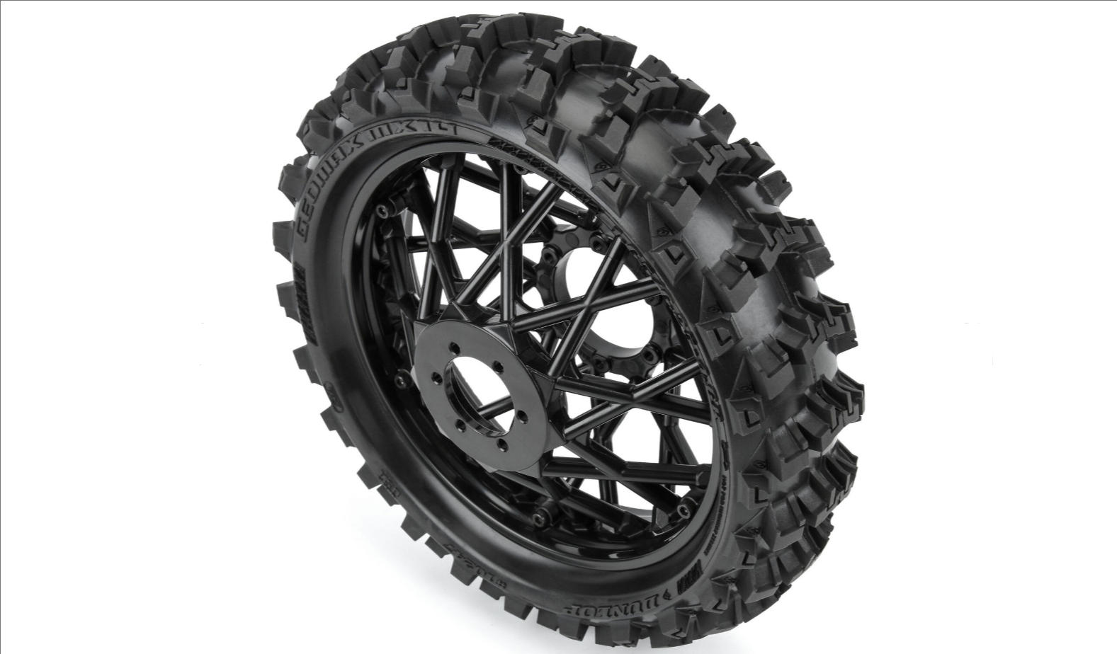 �߸�¨Ǽ  LOSI�������ʡ� LOSI-1/4 PROMOTO-MX�ѥꥢ������ڥ�����1�ܡ�1/4 Dunlop Geomax MX14 V2 Bead CR4 Rear Tire MTD Black Bullyspoke: MX������ PRO1024710