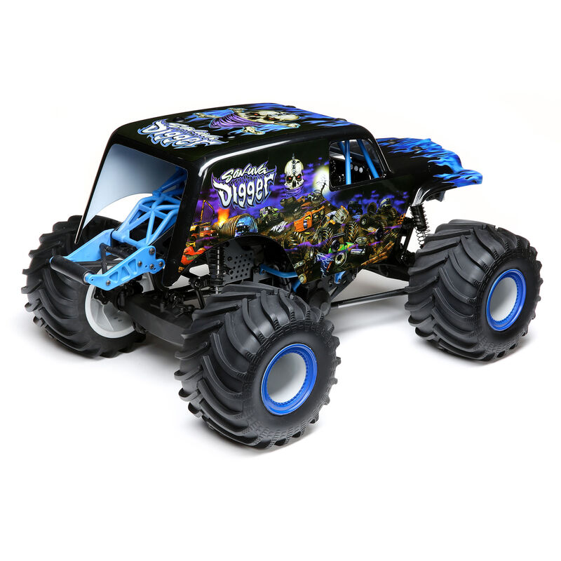 ڡ󡡡ں߸¨Ǽۥۥ饤ۥӡHorizon Hobby LMT 4WD Solid Axle Monster Truck RTR, Grave DiggerLosi - LOS04021T2ڥ֥롼ۡ