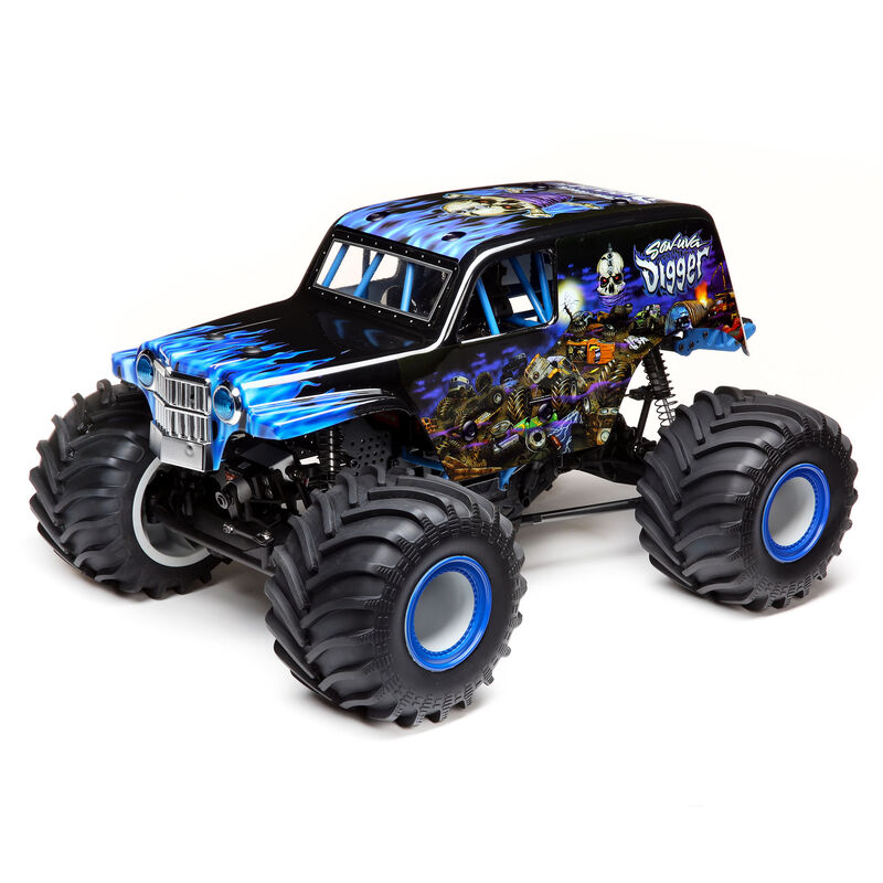 ڡ󡡡ں߸¨Ǽۥۥ饤ۥӡHorizon Hobby LMT 4WD Solid Axle Monster Truck RTR, Grave DiggerLosi - LOS04021T2ڥ֥롼ۡ