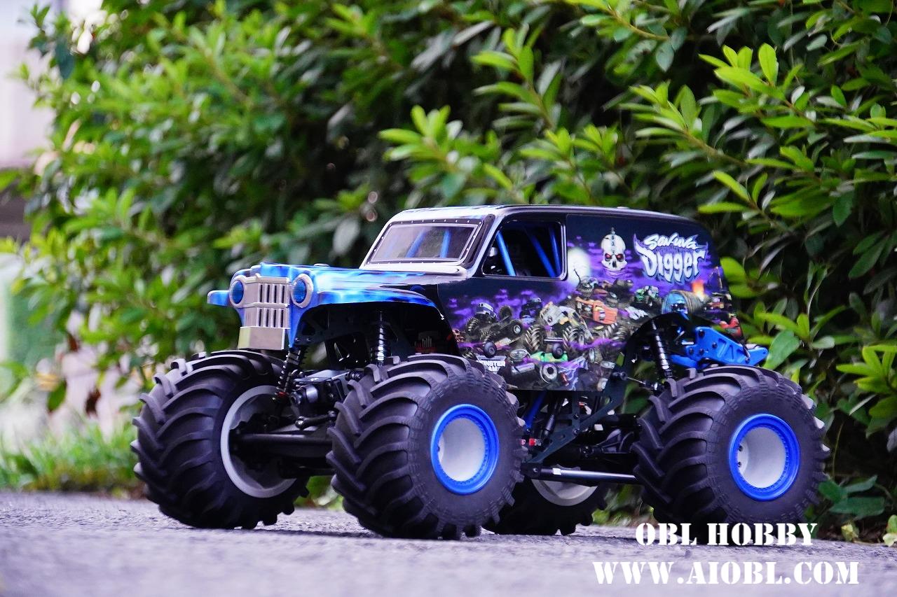 ڡ󡡡ں߸¨Ǽۥۥ饤ۥӡHorizon Hobby LMT 4WD Solid Axle Monster Truck RTR, Grave DiggerLosi - LOS04021T2ڥ֥롼ۡ