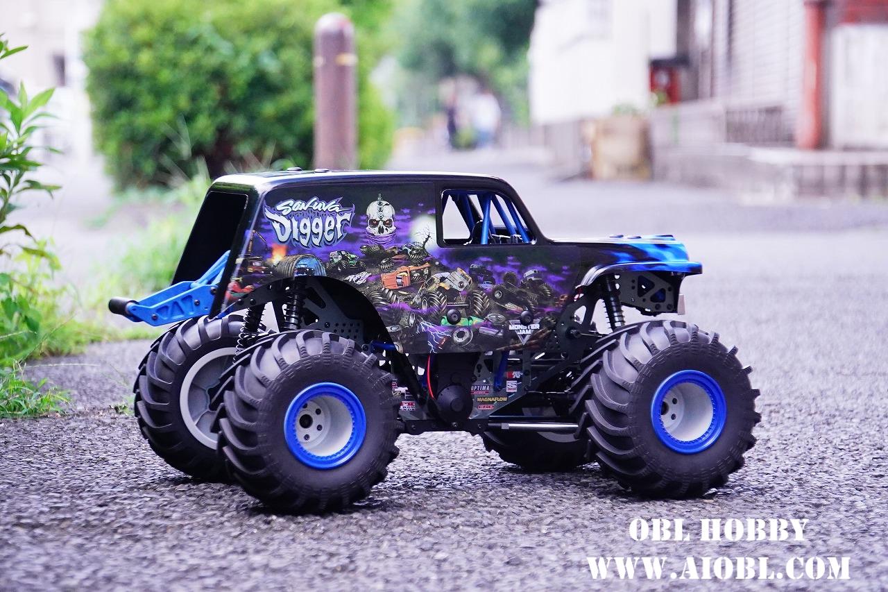 ڡ󡡡ں߸¨Ǽۥۥ饤ۥӡHorizon Hobby LMT 4WD Solid Axle Monster Truck RTR, Grave DiggerLosi - LOS04021T2ڥ֥롼ۡ