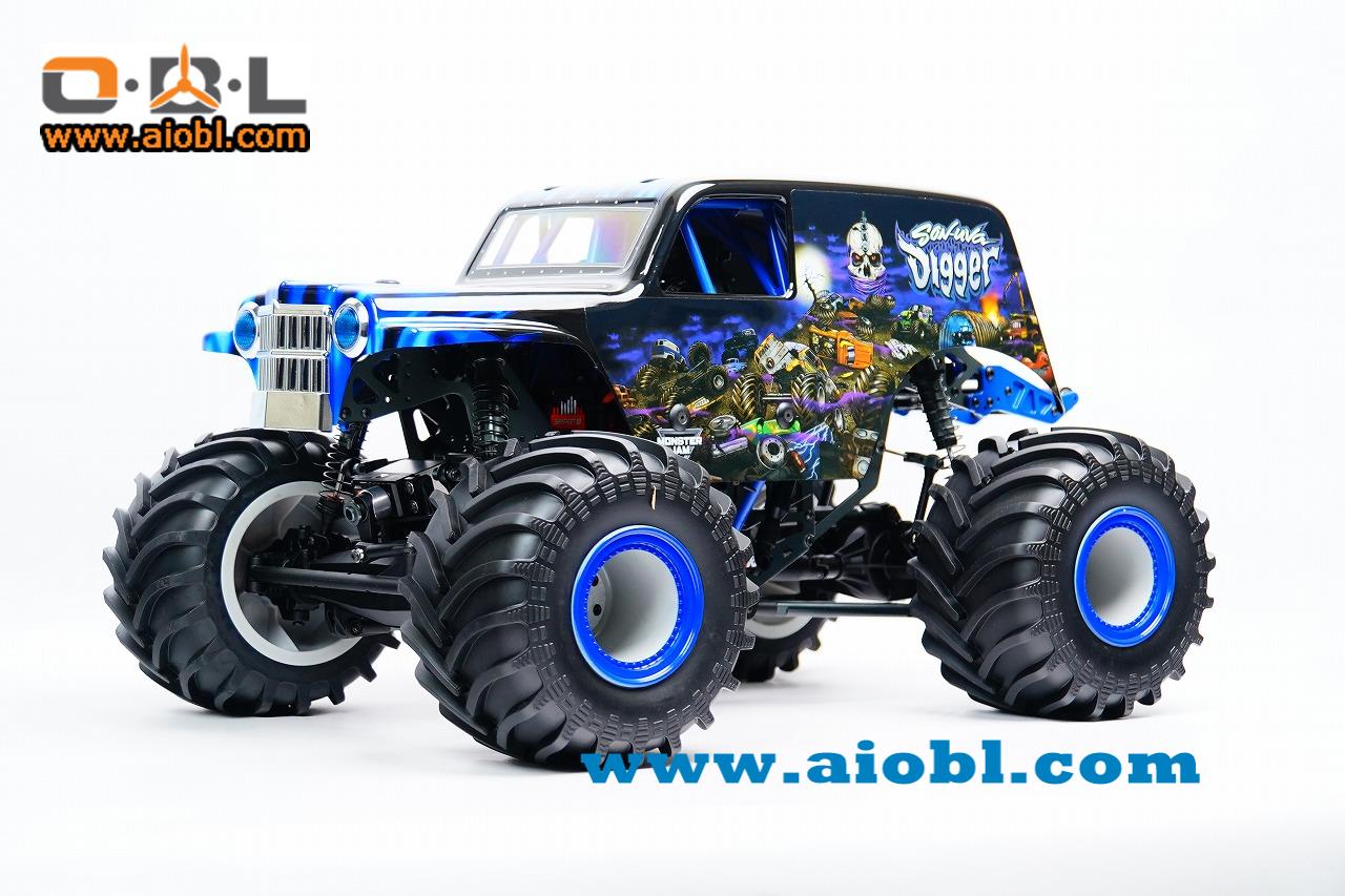 ڡ󡡡ں߸¨Ǽۥۥ饤ۥӡHorizon Hobby LMT 4WD Solid Axle Monster Truck RTR, Grave DiggerLosi - LOS04021T2ڥ֥롼ۡ