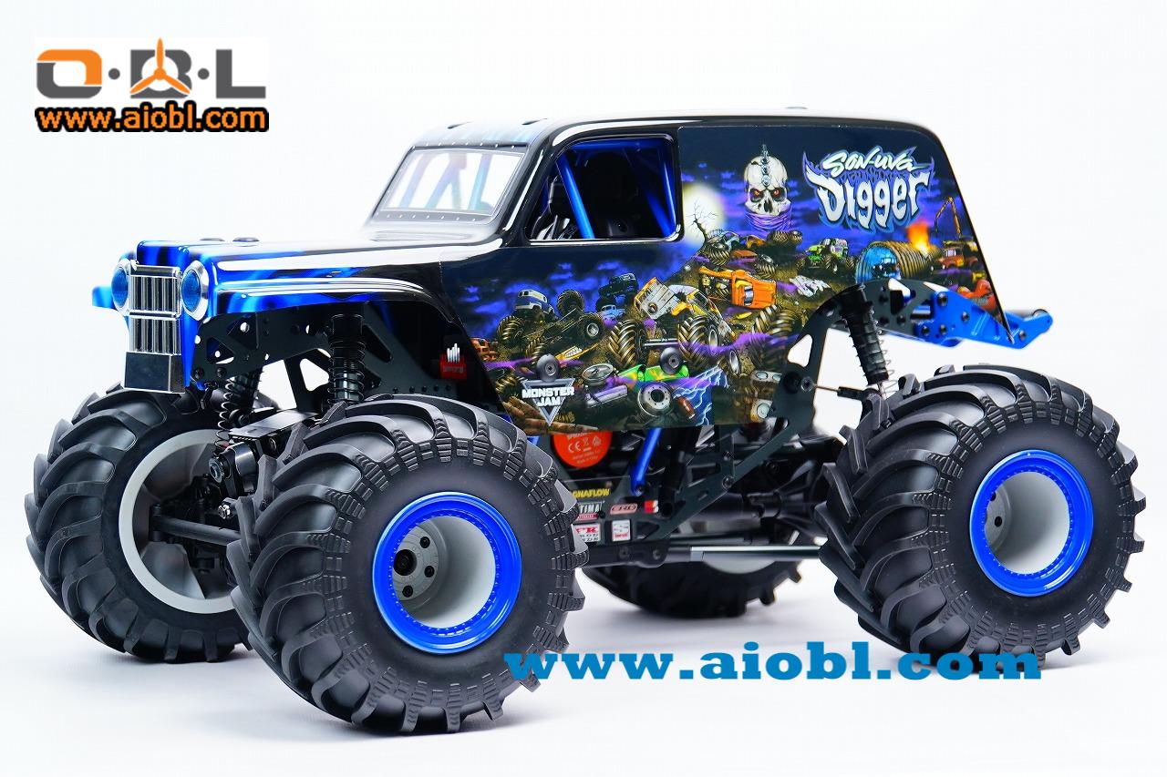 ڡ󡡡ں߸¨Ǽۥۥ饤ۥӡHorizon Hobby LMT 4WD Solid Axle Monster Truck RTR, Grave DiggerLosi - LOS04021T2ڥ֥롼ۡ