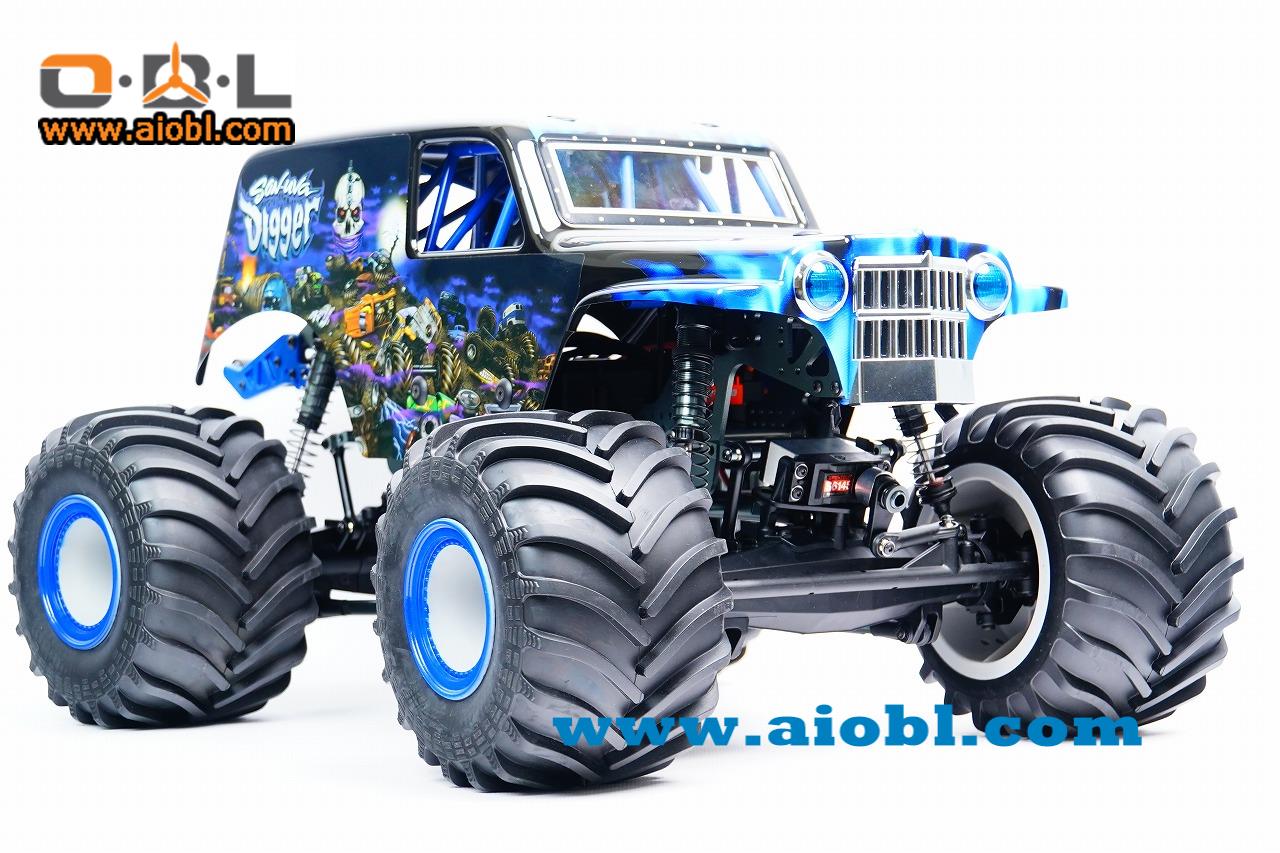 ڡ󡡡ں߸¨Ǽۥۥ饤ۥӡHorizon Hobby LMT 4WD Solid Axle Monster Truck RTR, Grave DiggerLosi - LOS04021T2ڥ֥롼ۡ