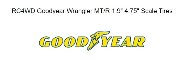 �ں߸�¨Ǽ�ۡ��������륿����  RC4WD Goodyear Wrangler MT/R 1.9" 4.75" Scale Tires������Z-T0158��2�ܡ�