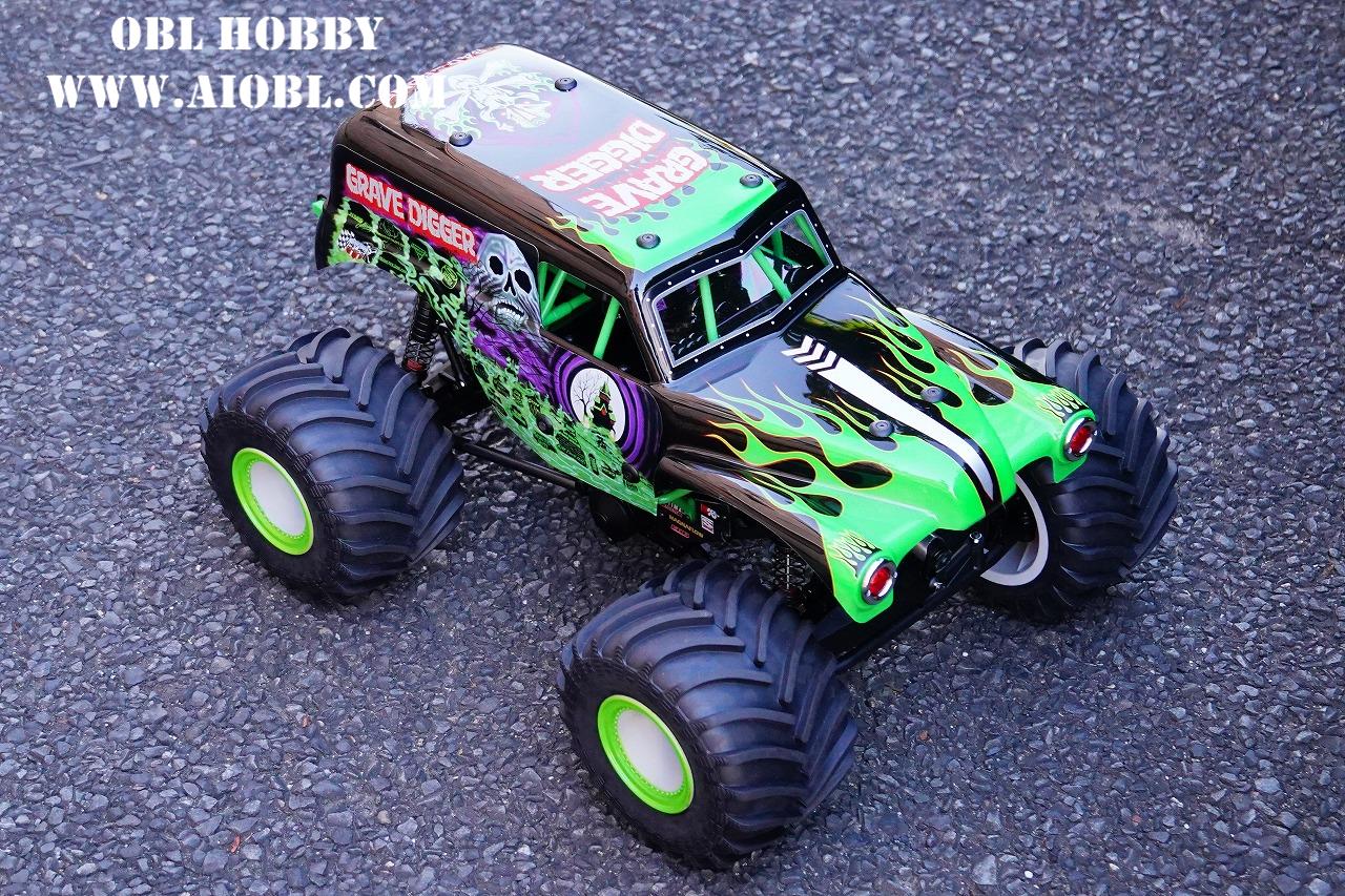 ڡ󡡡ں߸¨Ǽۡۥ饤ۥӡ LMT 4WD Solid Axle Monster Truck RTR, Grave DiggerLosi - LOS04021T1ڥ꡼ۡ