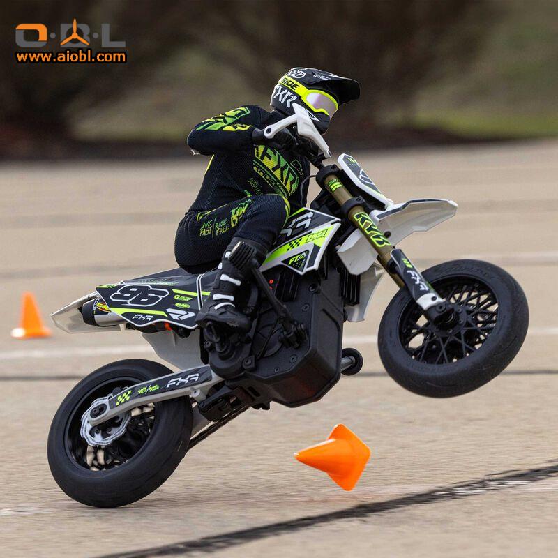 �ڼ���о��ʡ�Horizon Hobby �ץ����SM FXR��1/4 Promoto-SM FXR Supermoto Motorcycle RTR Basic, White��LOS-2272�����