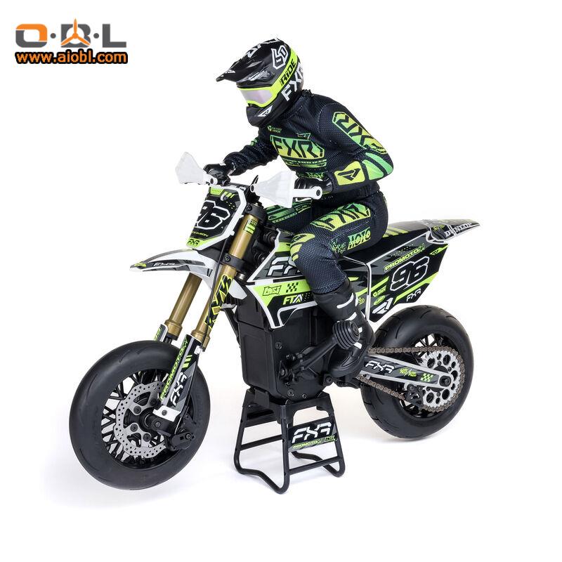 �ڼ���о��ʡ�Horizon Hobby �ץ����SM FXR��1/4 Promoto-SM FXR Supermoto Motorcycle RTR Basic, White��LOS-2272�����