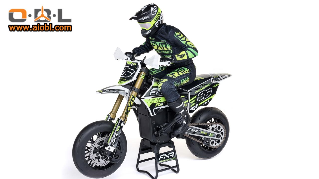 �ڼ���о��ʡ�Horizon Hobby �ץ����SM FXR��1/4 Promoto-SM FXR Supermoto Motorcycle RTR Basic, White��LOS-2272�����