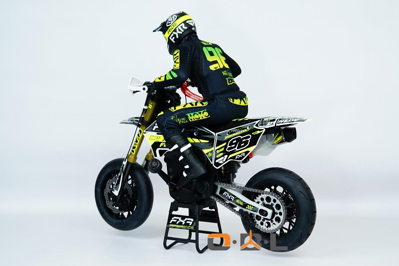 �ڼ���о��ʡ�Horizon Hobby �ץ����SM FXR��1/4 Promoto-SM FXR Supermoto Motorcycle RTR Basic, White��LOS-2272�����