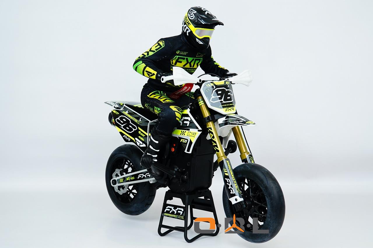�ڼ���о��ʡ�Horizon Hobby �ץ����SM FXR��1/4 Promoto-SM FXR Supermoto Motorcycle RTR Basic, White��LOS-2272�����