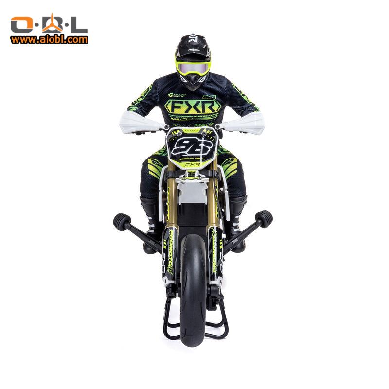 �ڼ���о��ʡ�Horizon Hobby �ץ����SM FXR��1/4 Promoto-SM FXR Supermoto Motorcycle RTR Basic, White��LOS-2272�����