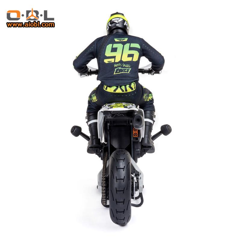 �ڼ���о��ʡ�Horizon Hobby �ץ����SM FXR��1/4 Promoto-SM FXR Supermoto Motorcycle RTR Basic, White��LOS-2272�����