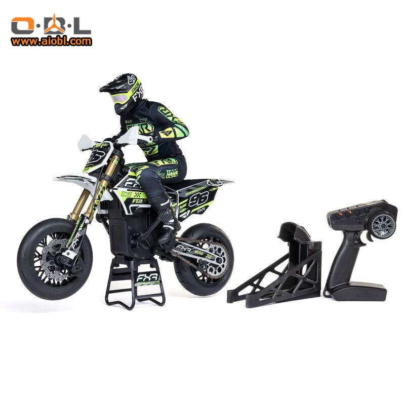 �ڼ���о��ʡ�Horizon Hobby �ץ����SM FXR��1/4 Promoto-SM FXR Supermoto Motorcycle RTR Basic, White��LOS-2272�����