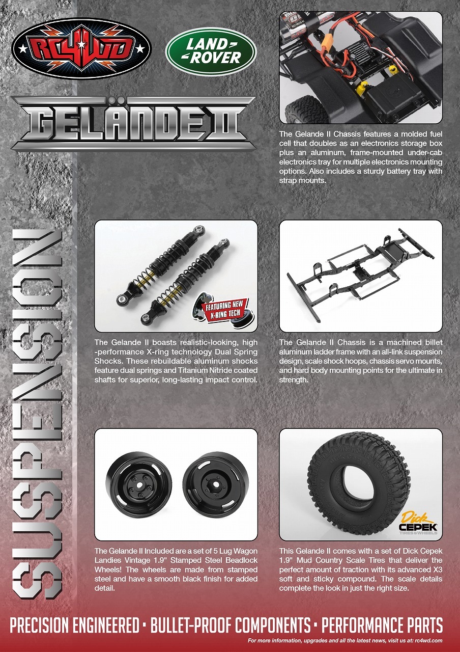 �ں߸�¨Ǽ�ۡڥץ��ܵ�Ŭǧ��Ѥߡ�RC4WD Gelande II RTR W/ 2015 Land Rover Defender D90 Body Set (Grey)�������� II RTR 2015 ���ɥ����С� �ǥ��ե������ D90 �ܥǥ����å��դ� (���졼)���֡�Z-RTR0065