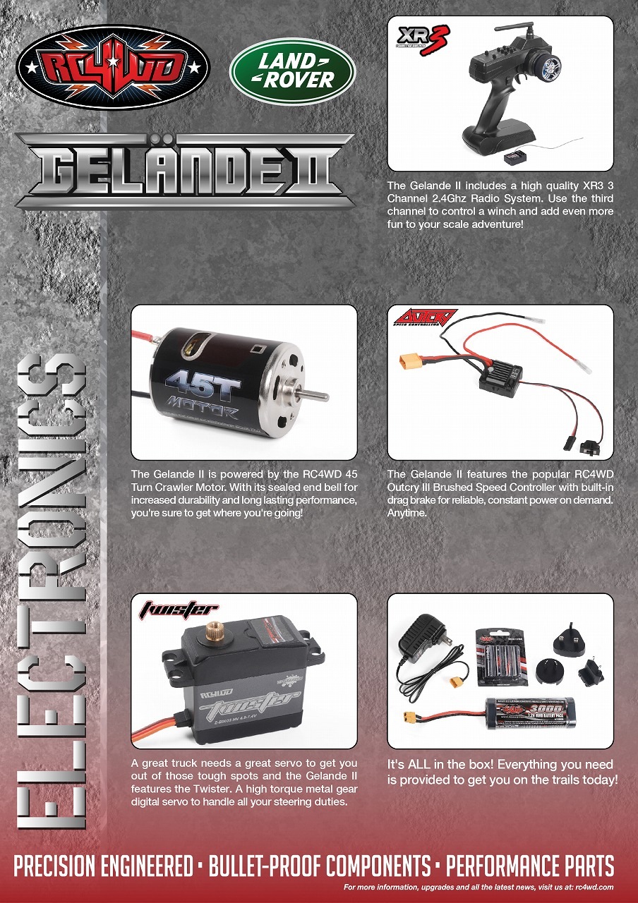 �ں߸�¨Ǽ�ۡڥץ��ܵ�Ŭǧ��Ѥߡ�RC4WD Gelande II RTR W/ 2015 Land Rover Defender D90 Body Set (Grey)�������� II RTR 2015 ���ɥ����С� �ǥ��ե������ D90 �ܥǥ����å��դ� (���졼)���֡�Z-RTR0065