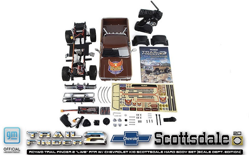 �ں߸�¨Ǽ��RC4WD Trail Finder 2 "LWB" RTR W/ Chevrolet K10 Scottsdale Hard Body Set (Scale Dept. Edition) RC4WD �ȥ쥤��ե��������2 "LWB" RTR ���ܥ졼 K10 �����åĥǡ��� �ϡ��ɥܥǥ����åȡʥ��������ǥ��  �ֹ�: Z-RTR0071