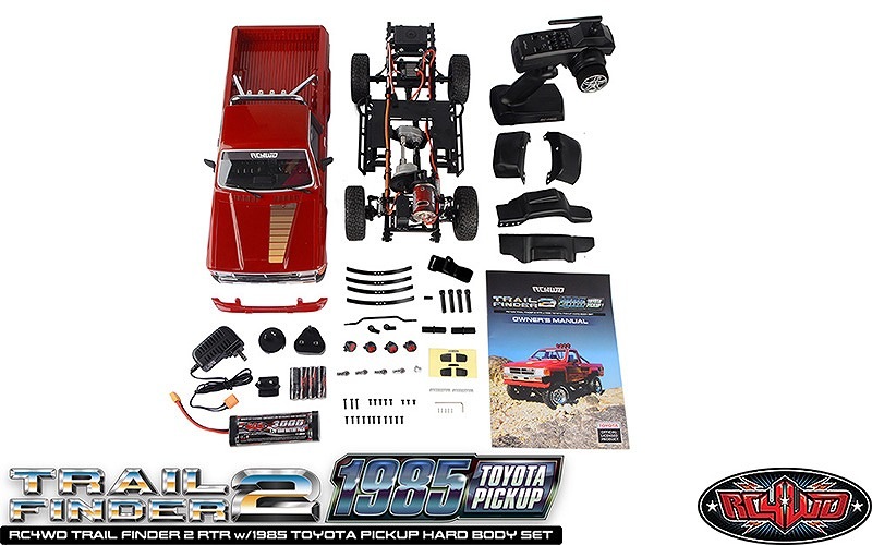 �ں߸�¨Ǽ��RC4WD �ȥ쥤��ե��������2 RTR��1985ǯ���ȥ西�ԥå����åץϡ��ɥܥǥ����å��դ���RC4WD Trail Finder 2 RTR w/1985 Toyota Pickup Hard Body Set�����֡�Z-RTR0072
