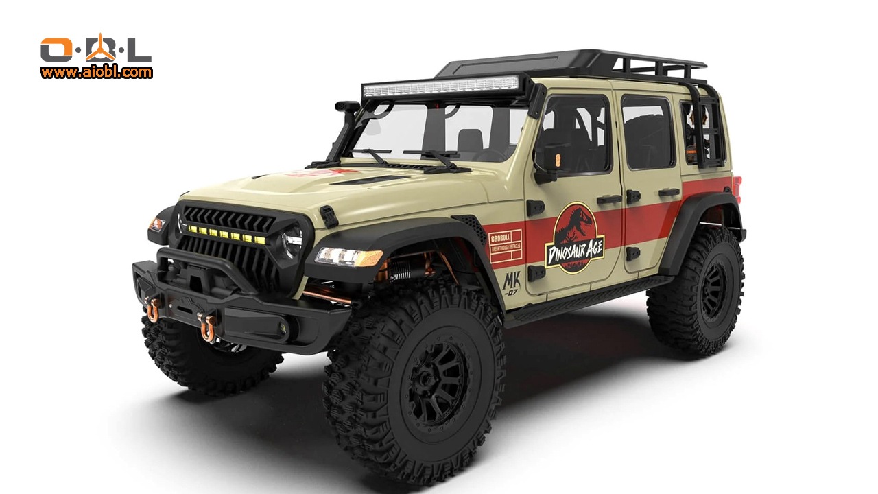 �ڼ���о��ʡۡ�1/7 Scale 4WD Brushless RC Crawler MK-07 Hand-Painted Dinosaur Themed Design �ڥ֥饷�쥹�⡼�����С������ۡڵ�Ŭǧ��ץ��ܡ����֡�MK07Z-BS