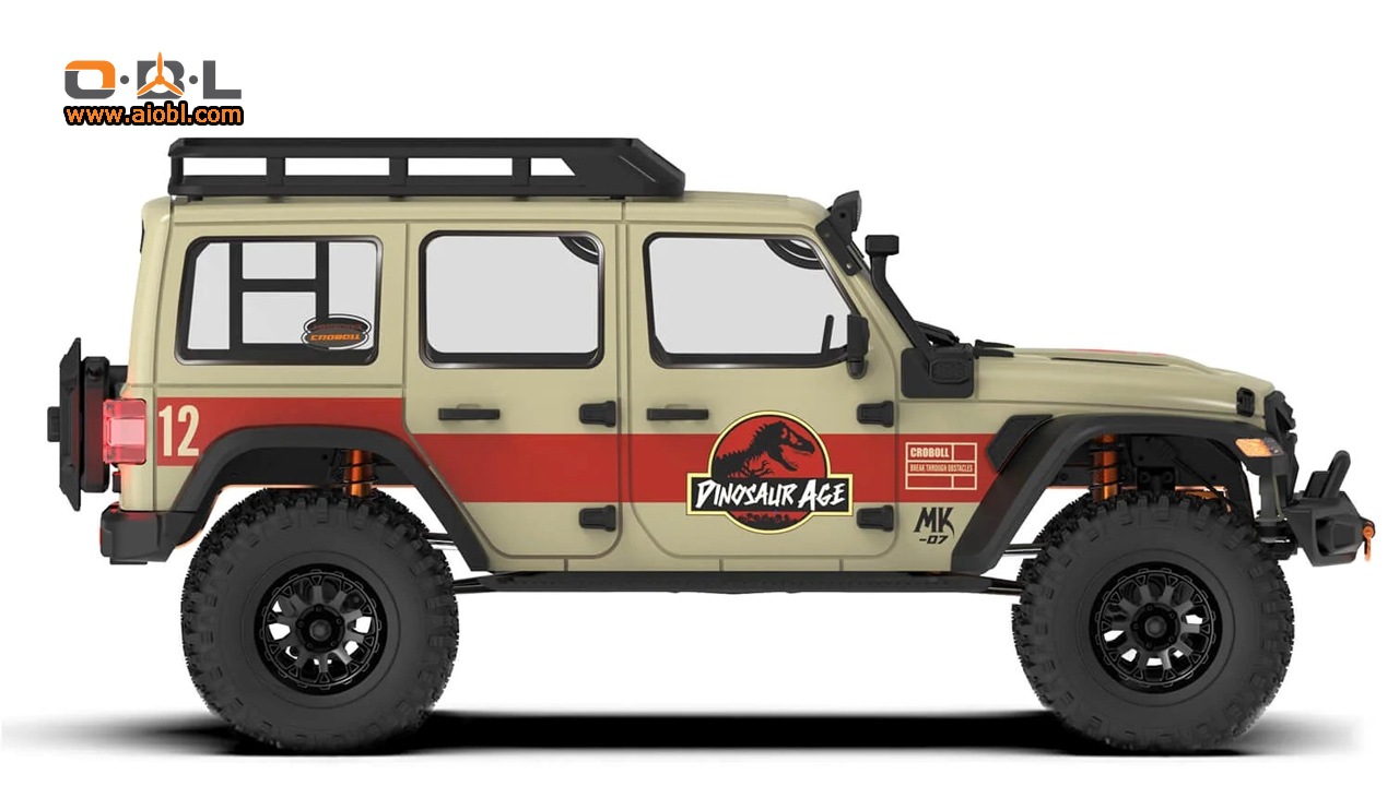 �ڼ���о��ʡۡ�1/7 Scale 4WD Brushless RC Crawler MK-07 Hand-Painted Dinosaur Themed Design �ڥ֥饷�쥹�⡼�����С������ۡڵ�Ŭǧ��ץ��ܡ����֡�MK07Z-BS