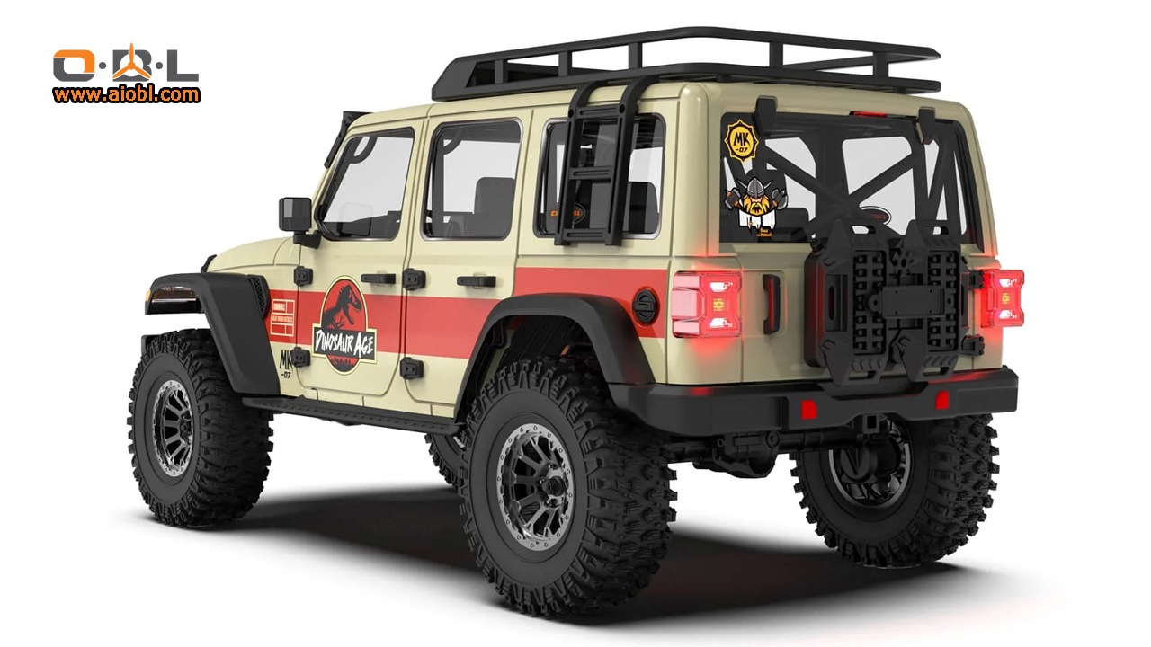 �ڼ���о��ʡۡ�1/7 Scale 4WD Brushless RC Crawler MK-07 Hand-Painted Dinosaur Themed Design �ڥ֥饷�쥹�⡼�����С������ۡڵ�Ŭǧ��ץ��ܡ����֡�MK07Z-BS