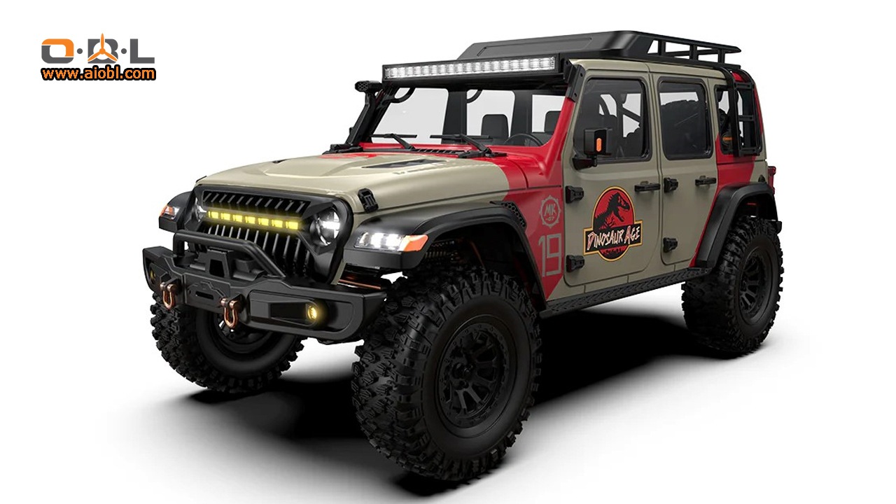 V1�С������������λ��1/7 Scale 4WD Brushless RC Crawler MK-07 Hand-Painted Dinosaur Themed Design �ڥ֥饷�쥹�⡼�����С������ۡڵ�Ŭǧ��ץ��ܡ����֡�MK07J-BS