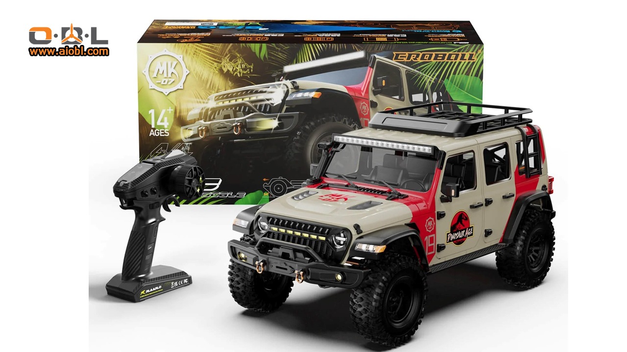 V1�С������������λ��1/7 Scale 4WD Brushless RC Crawler MK-07 Hand-Painted Dinosaur Themed Design �ڥ֥饷�쥹�⡼�����С������ۡڵ�Ŭǧ��ץ��ܡ����֡�MK07J-BS