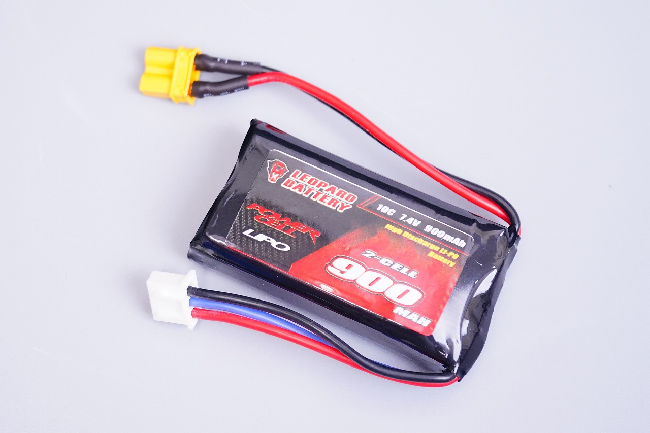 MCバッテリー XT30 在庫即納】 XT30コネクター 2S 7.4V 10C 900mAh リチウムバッテリー