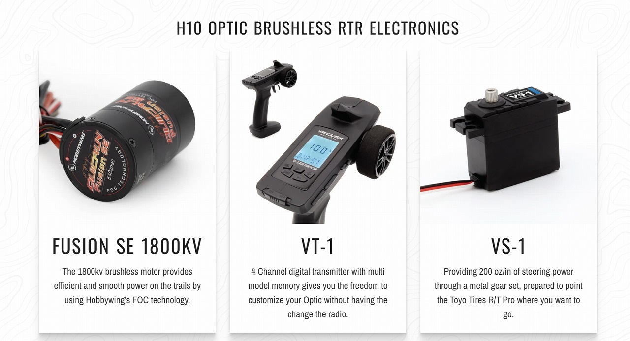 �ڼ���о��ʡ�Vanquish Products��H10 Optic Sparco Brushless RTR�����֡�VPS09018
