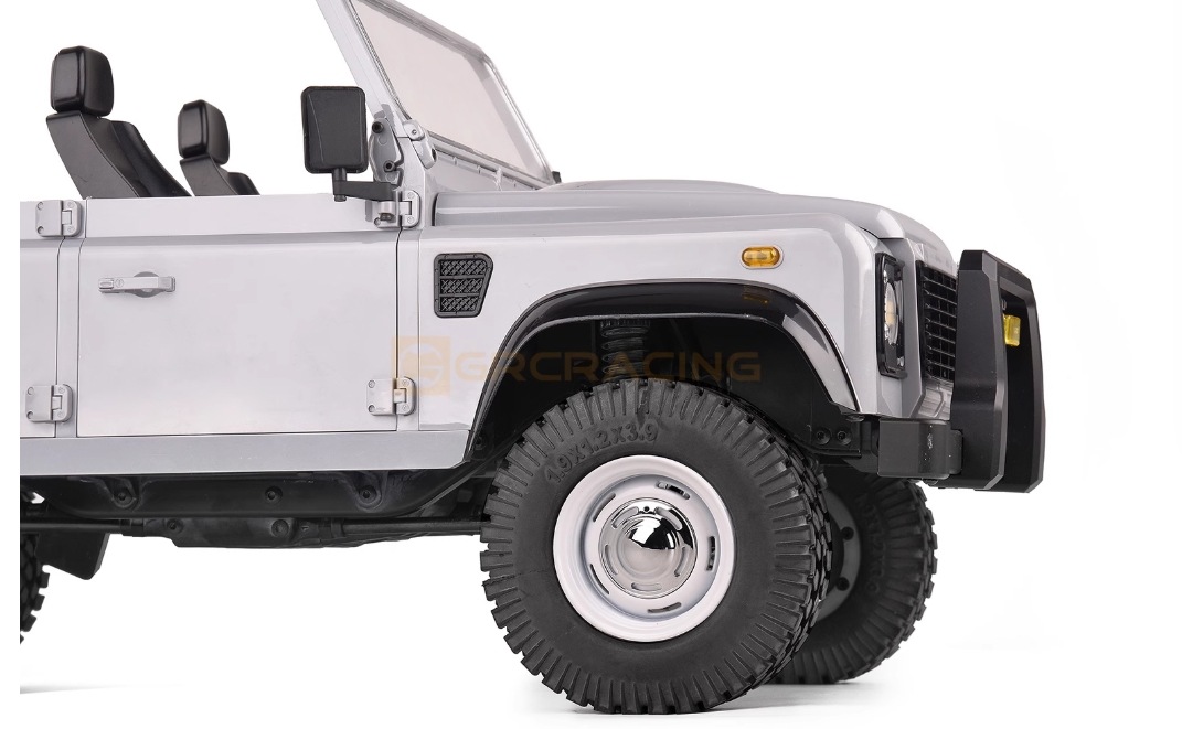 ���ʡں߸�¨Ǽ�ۡ���1���å�4�ܡ�GRC����GRC  1/10 Scale 1.9 Inch Metal Wheels #G12 White�����֡�G130LW