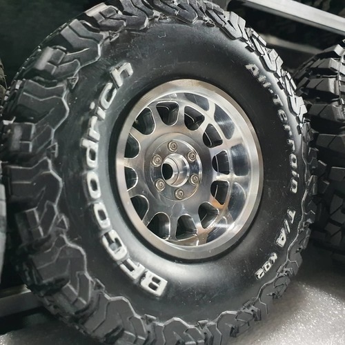 ���󤻡�H-TECH����RC 1/10 2.1inch Aluminum Metal Beadlock Wheel (HTW2.1-02)��2.1���������ߥۥ�����