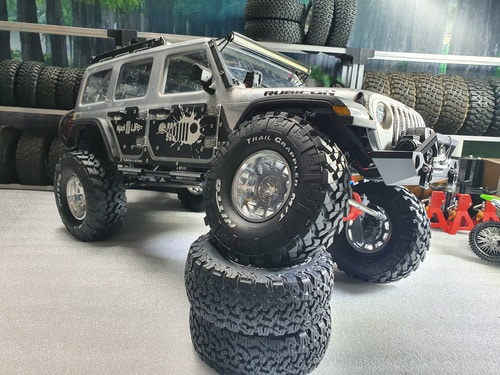 ���󤻡�H-TECH����RC 1/10 2.1inch Aluminum Metal Beadlock Wheel (HTW2.1-02)��2.1���������ߥۥ�����