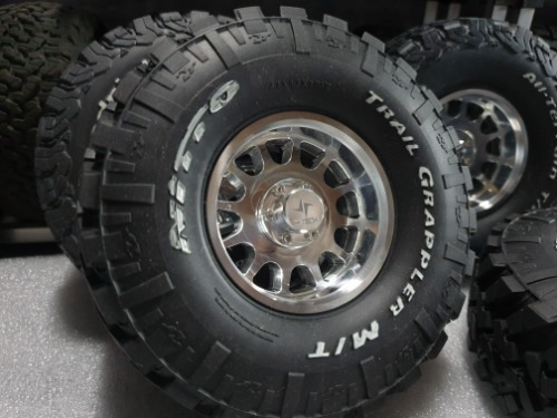 ���󤻡�H-TECH����RC 1/10 2.1inch Aluminum Metal Beadlock Wheel (HTW2.1-02)��2.1���������ߥۥ�����