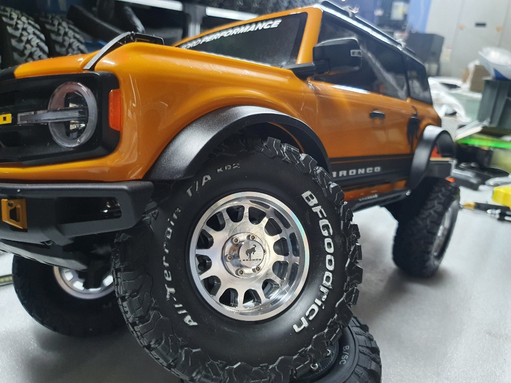 ���󤻡�H-TECH����RC 1/10 2.1inch Aluminum Metal Beadlock Wheel (HTW2.1-02)��2.1���������ߥۥ�����