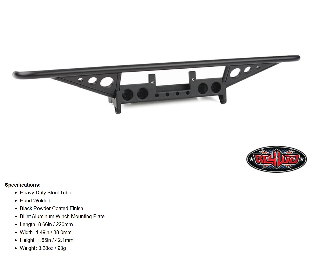�ں߸�¨Ǽ��RC4WD Hidden Winch Front Bumper for Chevrolet Blazer and K10 �ե���ȥХ�ѡ���������Z-S0368
