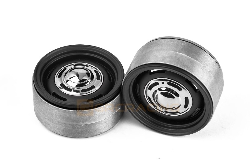 ���ʡں߸�¨Ǽ�ۡ���1���å�4�ܡ�GRC����GRC  1/10 Scale 1.9 Inch Metal Wheels #G12 White�����֡�G130LB