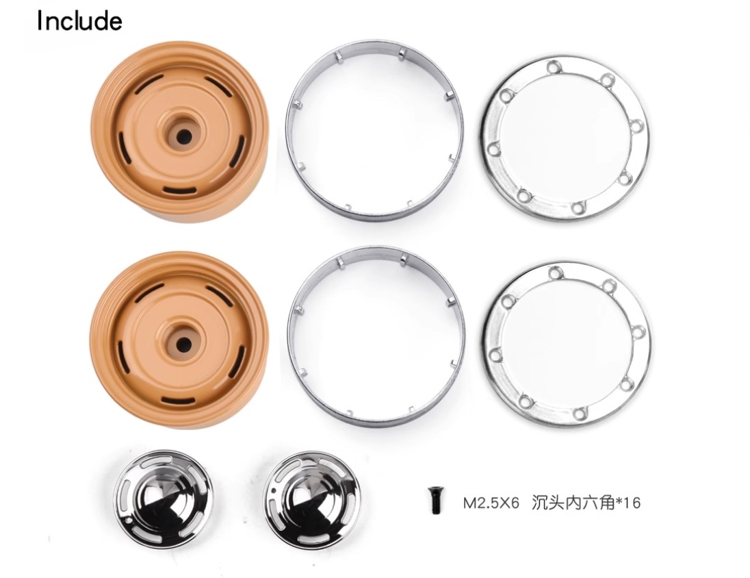 ���ʡں߸�¨Ǽ�ۡ���1���å�4�ܡ�GRC����GRC  1/10 Scale 1.9 Inch Metal Wheels #G12 White�����֡�G130LY