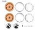 ���ʡں߸�¨Ǽ�ۡ���1���å�4�ܡ�GRC����GRC  1/10 Scale 1.9 Inch Metal Wheels #G12 White�����֡�G130LY
