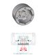 ���ʡں߸�¨Ǽ�ۡ���1���å�4�ܡ�GRC����GRC  1/10 Scale 1.9 Inch Metal Wheels #G12 White�����֡�G130LY