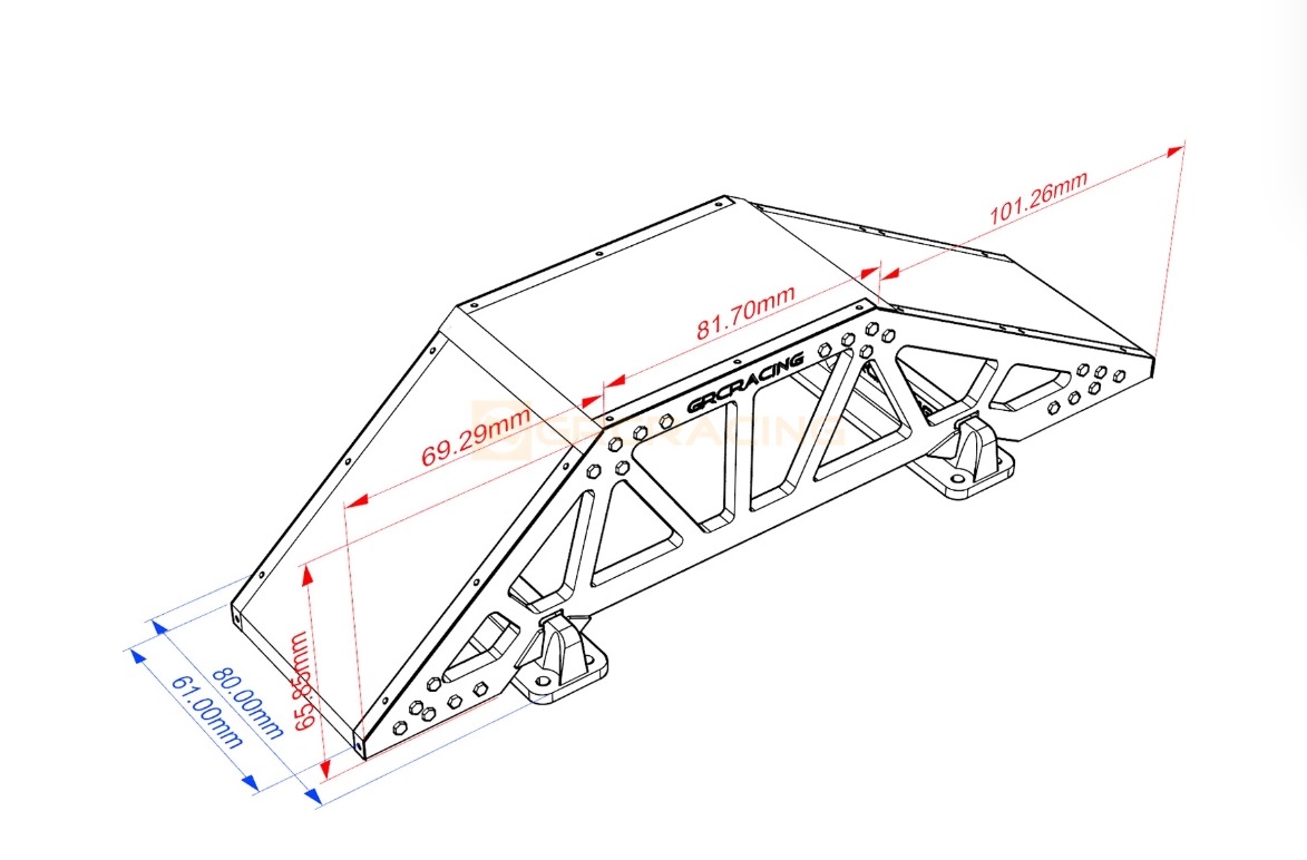 ���ʡں߸�¨Ǽ��GRC single-sided bridge For RC crawler (large size)�����֡�G189A