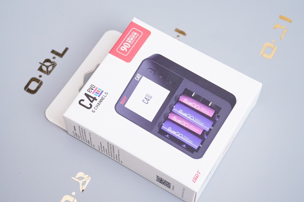 �߸�¨Ǽ��ISDT C4 EVO 36W 8A18650��USB�����դ�6�����ͥ륹�ޡ��ȥХåƥ꡼���Ŵ� ������।���� �˥å�������б�