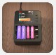 �߸�¨Ǽ��ISDT C4 EVO 36W 8A18650��USB�����դ�6�����ͥ륹�ޡ��ȥХåƥ꡼���Ŵ� ������।���� �˥å�������б�