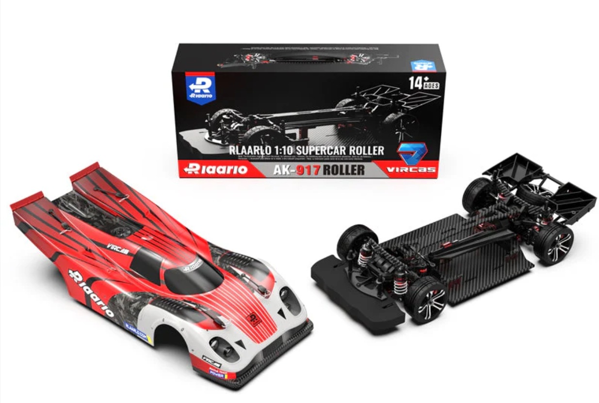 �ڼ���о��ʡۡ�1/10 Carbon Fiber On-Road Cars AK-917 Roller(Without Electric Parts)���ڥ����ܥ󥷥㡼�����åȡ� �����֡�AK-917R-CROLLER�ۡڥХåƥ꡼�����Ŵ�������