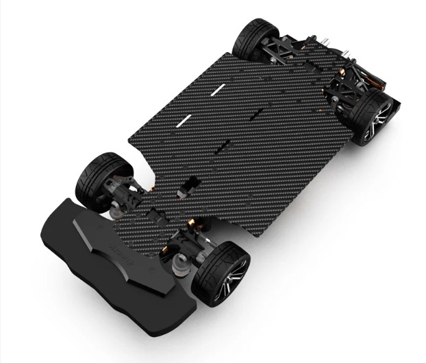 �ڼ���о��ʡۡ�1/10 Carbon Fiber On-Road Cars AK-917 Roller(Without Electric Parts)���ڥ����ܥ󥷥㡼�����åȡ� �����֡�AK-917B-CROLLER�ۡڥХåƥ꡼�����Ŵ�������