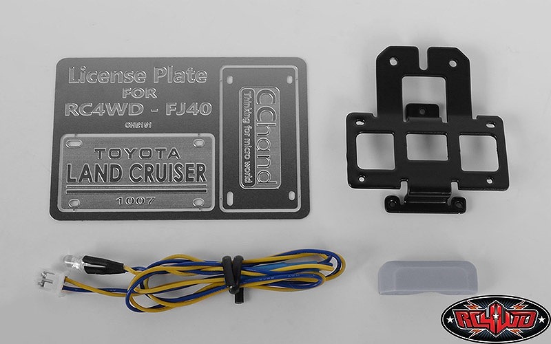 �ڼ���о��ʡ�RC4WD Rear License Plate System for RC4WD G2 Cruiser (w/LED) RC4WD G2���롼�����ѥꥢ�ʥ�С��ץ졼�ȥ����ƥ��LED�դ��� ���֡�VVV-C0465
